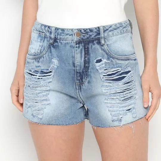 Short Jeans- Azul- Zinco