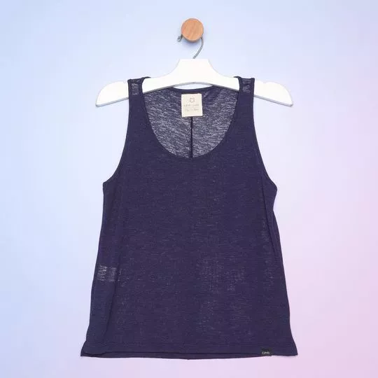 Blusa Lisa- Azul Escuro- Dimy