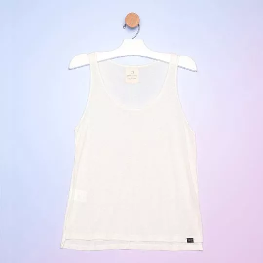 Blusa Lisa- Branca- Dimy