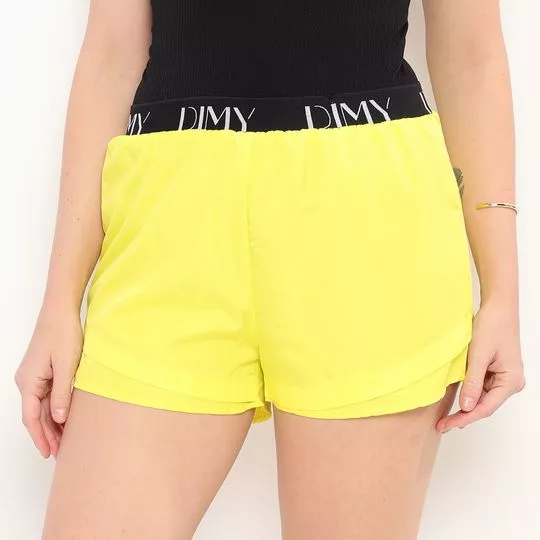 Short Dimy- Amarelo & Preto- Dimy