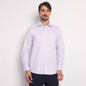 Camisa Classic Fit<BR>- Lilás
