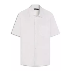 Camisa Lisa<BR>- Branca