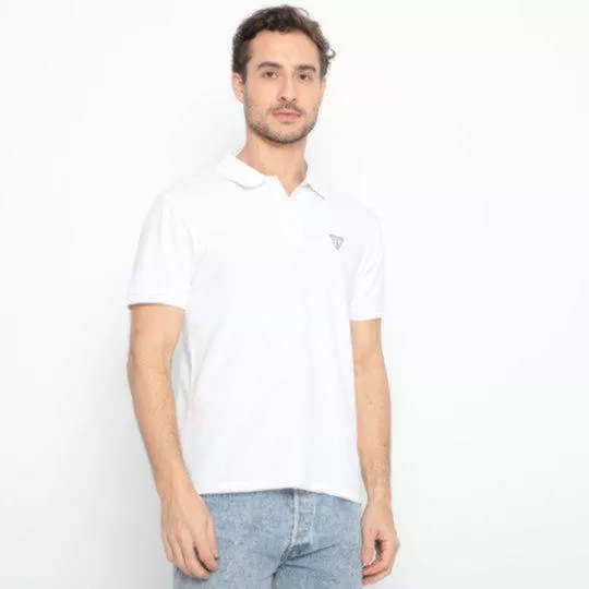 Polo Com Tag- Off White