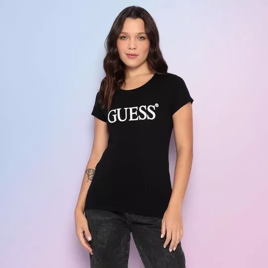 Blusa Guess®- Preta & Branca