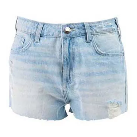 Short Jeans Destroyed- Azul Claro