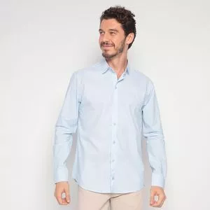 Camisa Lisa<BR>- Azul Claro<BR>- Club Polo Collection
