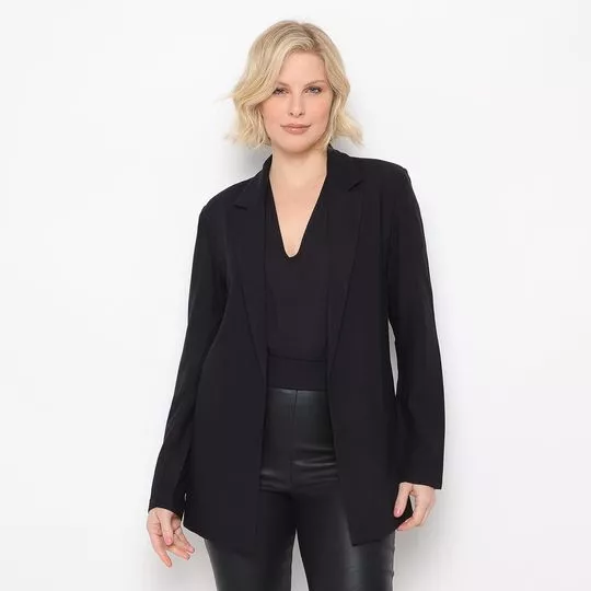 Blazer Liso- Preto