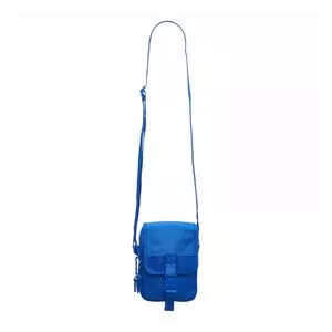 Bolsa Mini Com Recortes<BR>- Azul Escuro<BR>- 18x12x3,5cm<BR>- Farm