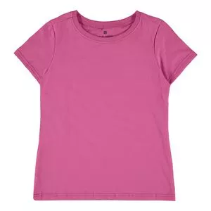 Blusa Com Recortes<BR>- Rosa<BR>- Malwee