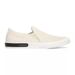 Slip On Com Recortes<BR>- Off White