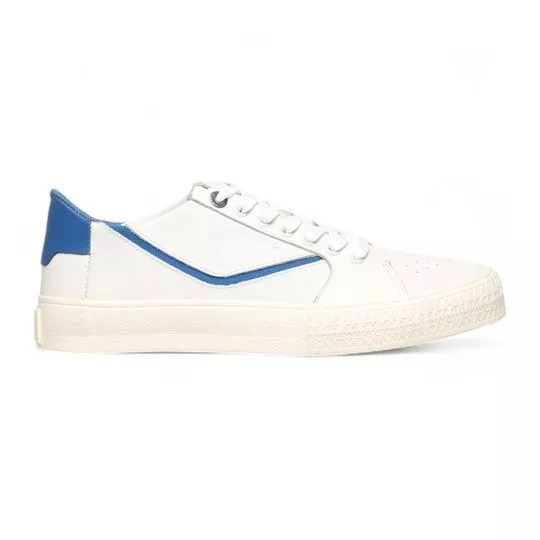 Tênis Edge Step- Off White & Azul