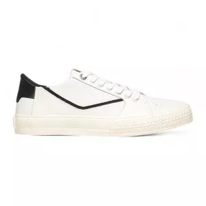 Tênis Edge Step<BR>- Off White & Preto