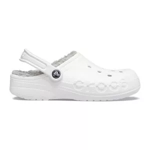 Baya Lined Clog<BR>- Branco