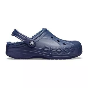 Baya Lined Clog<BR>- Azul Marinho