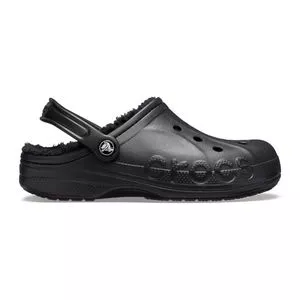 Baya Lined Clog<BR>- Preto