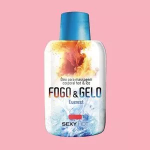 Óleo Para Massagem Fogo & Gelo<BR>- Adão E Eva