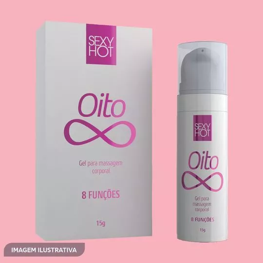 Gel Para Massagem Sexy Hot Oito- 15g- Adão E Eva