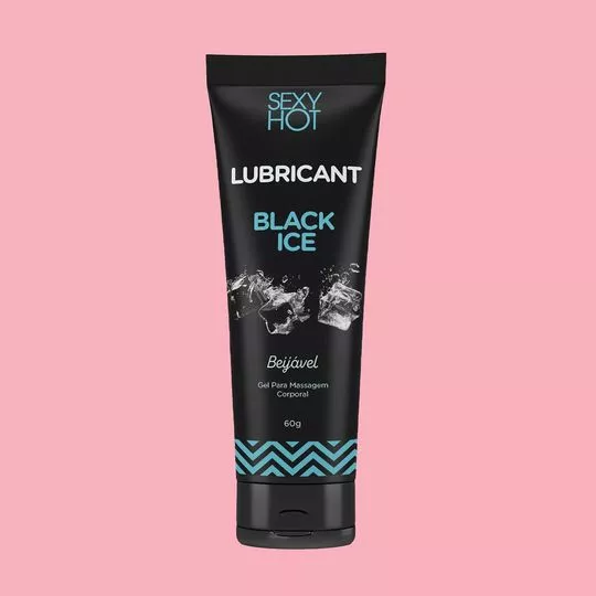 Gel Beijável Para Massagem Lubricant- Black Ice- 60g- Adão E Eva