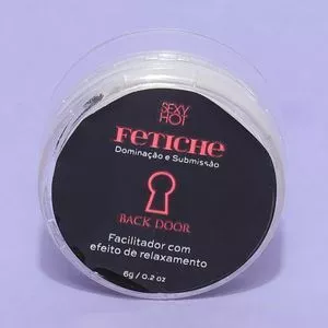 Pomada Facilitadora Back Door Fetiche<BR>- 6g<BR>- Adão E Eva