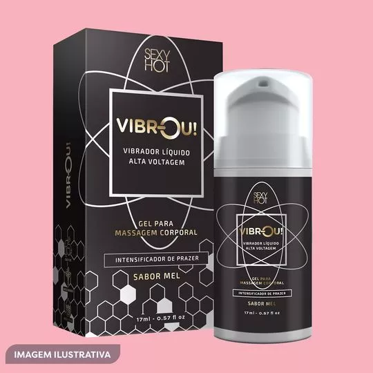 Vibrador Líquido Vibrou!- Mel- 17ml- Adão E Eva