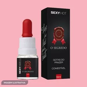 Gel Aromatizador Comestível O Segredo<BR>- 10ml<BR>- Adão E Eva