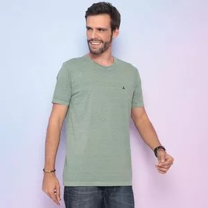 Camiseta Estonada<BR>- Verde Claro