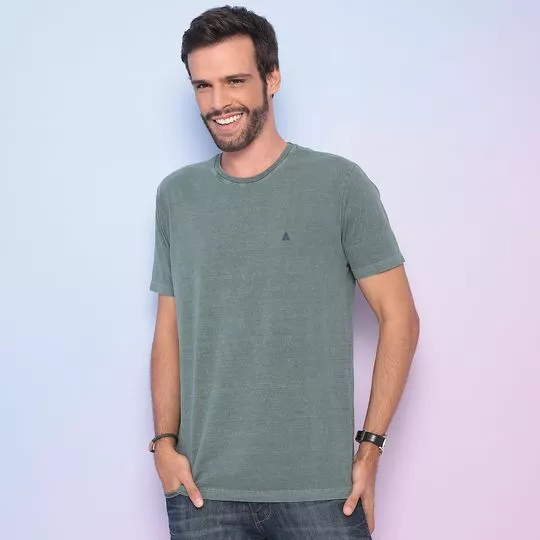 Camiseta Estonada- Verde Militar