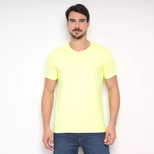 Camiseta Básica- Amarelo Neon