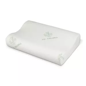 Travesseiro Ortopédico Bambu Sleep<BR>- Branco<BR>- 10x51x34cm<BR>- Relaxmedic