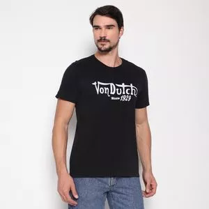 Camiseta Von Dutch®<BR>- Preta