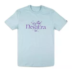 Camiseta New Era®<BR>- Azul Claro & Roxa