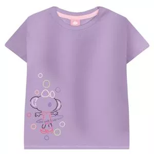 Blusa Lilica Ripilica®<BR>- Lilás & Rosa Claro