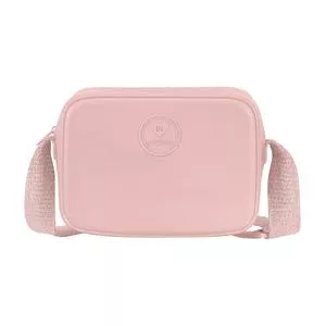 Bolsa Transversal Com Recortes<BR> - Rosa Claro<BR> - Molekinha