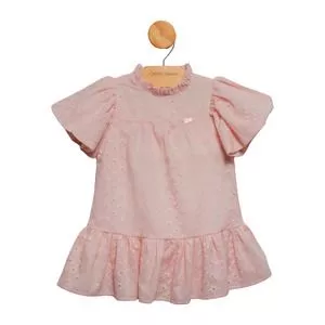 Vestido Em Laise<BR>- Salmão<BR>- Gabriela Aquarela