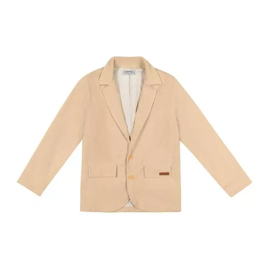 Blazer Aveludado- Bege