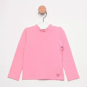 Blusa Coração<BR>- Rosa<BR>- Mon Sucré