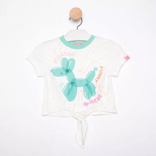 Blusa Balões- Off White