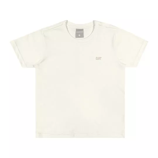 Camiseta Básica- Off White