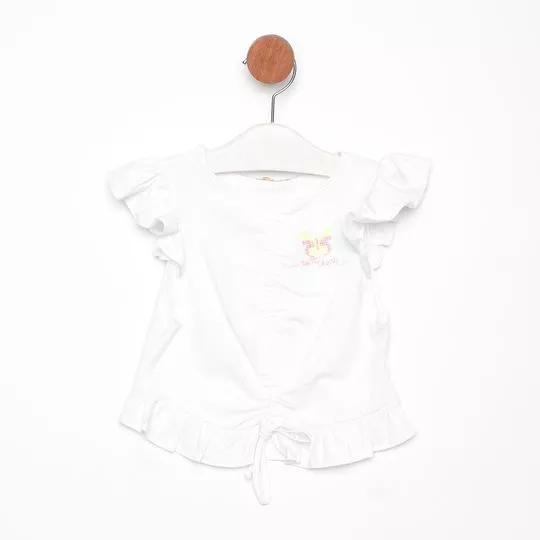 Blusa Borboleta- Off White