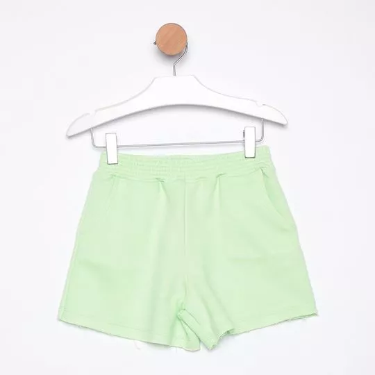 Short Liso- Verde Claro