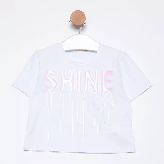 Camiseta Shine- Branca