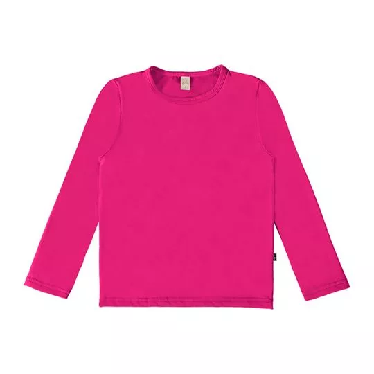 Camiseta Básica- Pink- Glinny