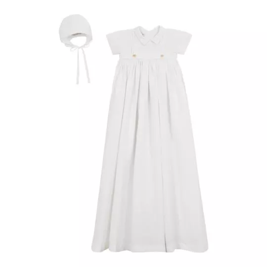 Vestido Para Batizado- Branco