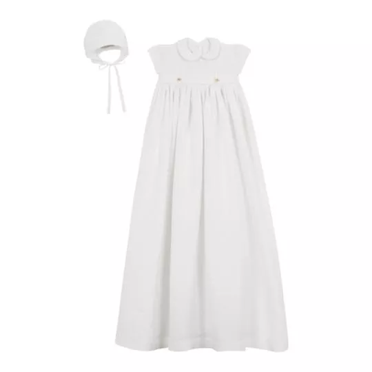 Vestido Para Batizado- Branco