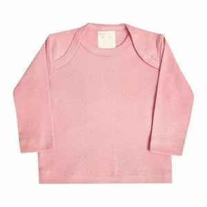 Camiseta Com Recortes<BR>- Rosa Claro<BR>- Ticco Baby