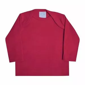 Camiseta Com Recortes<BR>- Vermelha<BR>- Ticco Baby