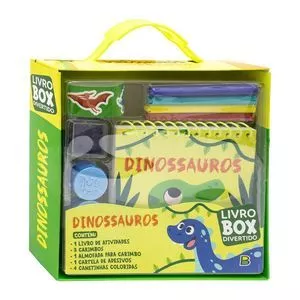 Livro-Box Divertido! Dinossauros<BR>- Todolivro<BR>- Português<BR>- 10Pçs