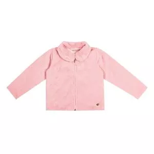 Casaco Em Pelúcia<BR>- Rosa Claro<BR>- Trick Nick