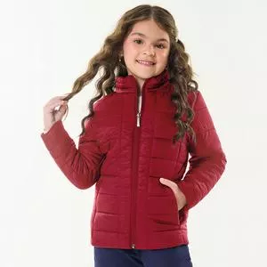 Jaqueta Puffer<BR>- Vermelho Escuro<BR>- Trick Nick