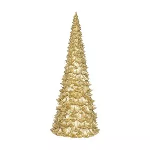 Árvore De Natal Decorativa<BR>- Dourada<BR>- 61cm